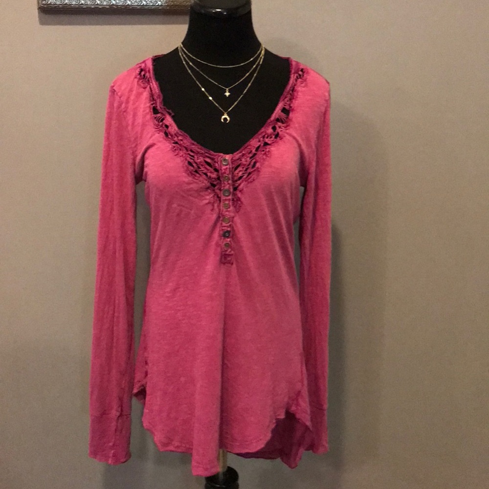 We The Free Free People henley tunic Size Lg